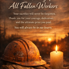 Fallen worker